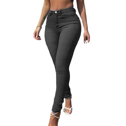 2022 Women’s High Waist Skinny Jeans - Elastic Pencil Pants - Buy Center