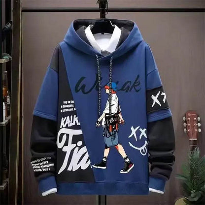 2024 Men's Graphic Hoodie - Casual Hip Hop Style for Streetwear Lovers - Buy Center