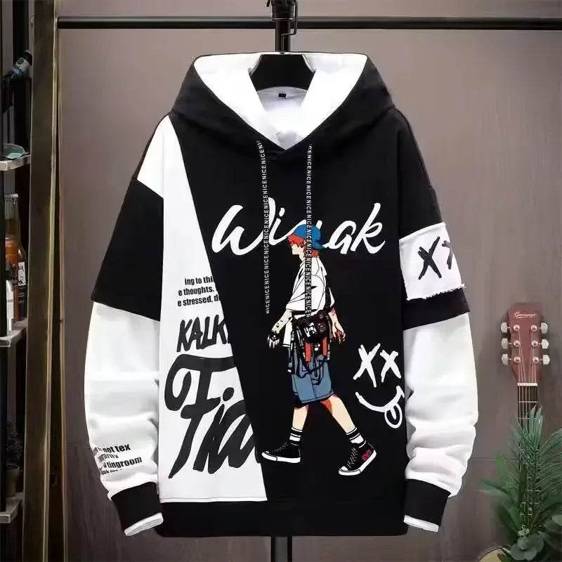 2024 Men's Graphic Hoodie - Casual Hip Hop Autumn Sweatshirt - Buy Center