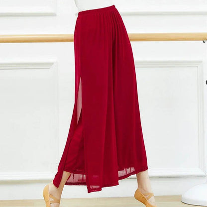 Women's Loose Wide Leg Dance Pants - Comfortable Ankle-Length Trousers - Buy Center