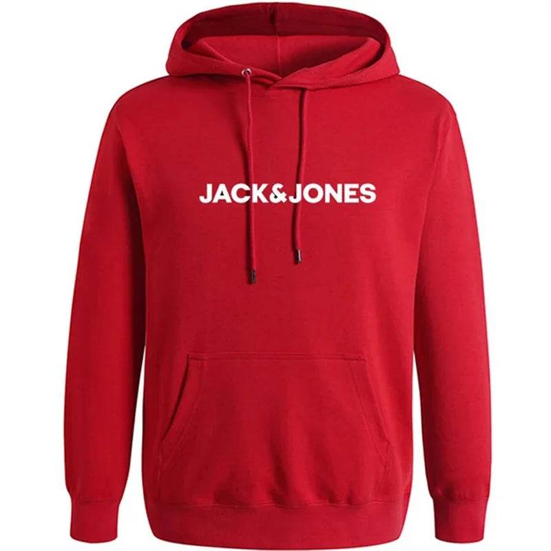 Men's Casual Hoody with Funny Letter Print - Fleece Pullover Streetwear - Buy Center