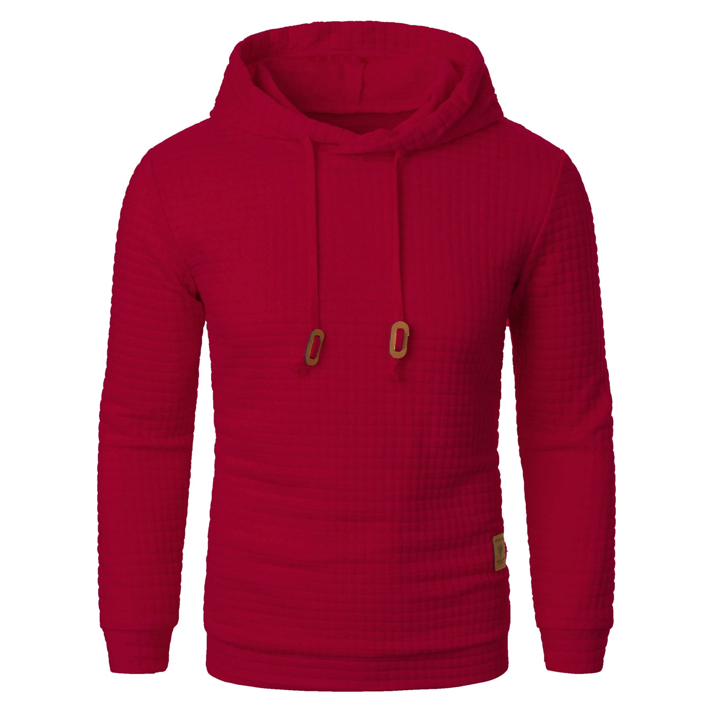 Men's Jacquard Plaid Hoodie - Warm Casual Long Sleeve Sweatshirt - Buy Center