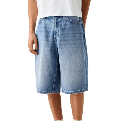 Men's Summer Denim Shorts with Pockets - Trendy Casual Streetwear - Buy Center