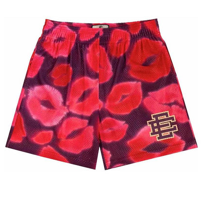Eric Emanuel Men's Gym Shorts - Floral Print Summer Sports & Beach Wear - Buy Center