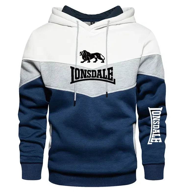 2025 Men's Patchwork Hoodie - Casual Fleece Thermal Sportswear - Buy Center