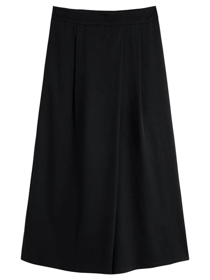 DUSHU Plus Size Women's Wide-Leg Culottes - Casual Summer Pants - Buy Center