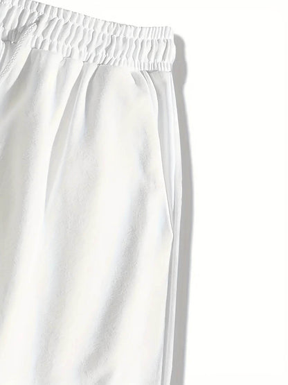 Stylish Men's Casual Suit Set - T-Shirt & Shorts for Summer - Buy Center