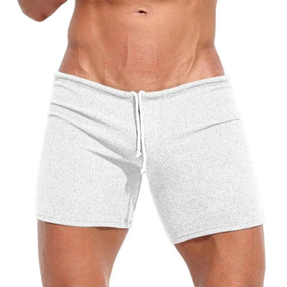 Summer Men’s Slim Fit Shorts - Elastic Waist Beach Casual Above Knee - Buy Center