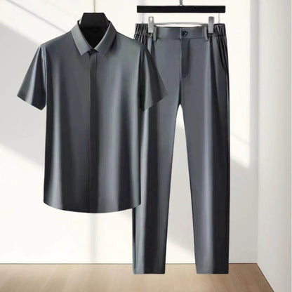 KOLMAKOV Men's Ice Silk Sports Suit - Casual Breathable Two-Piece Set - Buy Center