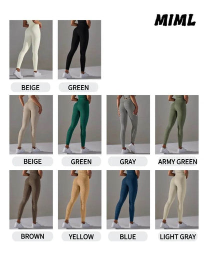 Women's High Waist Yoga Leggings - Comfortable Fitness Pants by MIML - Buy Center