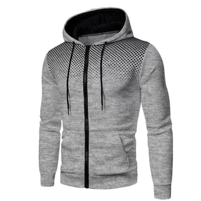 2024 Men's Hoodie Jacket - Casual Zipper Pullover for Spring & Autumn - Buy Center