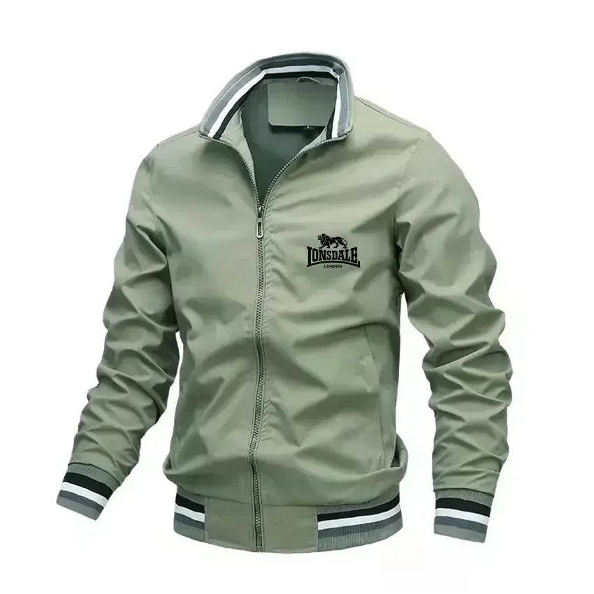LONSDALE Men's Slim Fit Aviator Jacket - Spring Autumn Casual Fashion - Buy Center