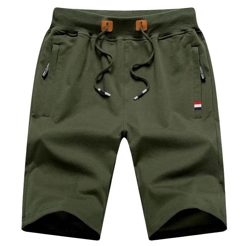 UNION ARMY Men's Cotton Summer Shorts - Casual Beach Bermuda Style - Buy Center