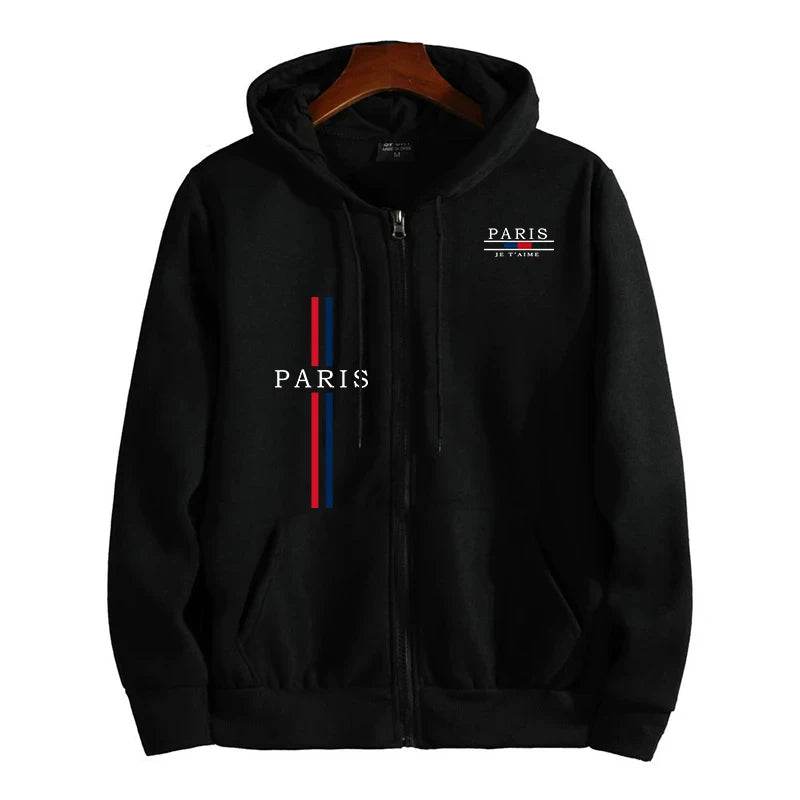 TLIT Men's Hooded Zipper Jacket - All Season Casual Streetwear - Buy Center