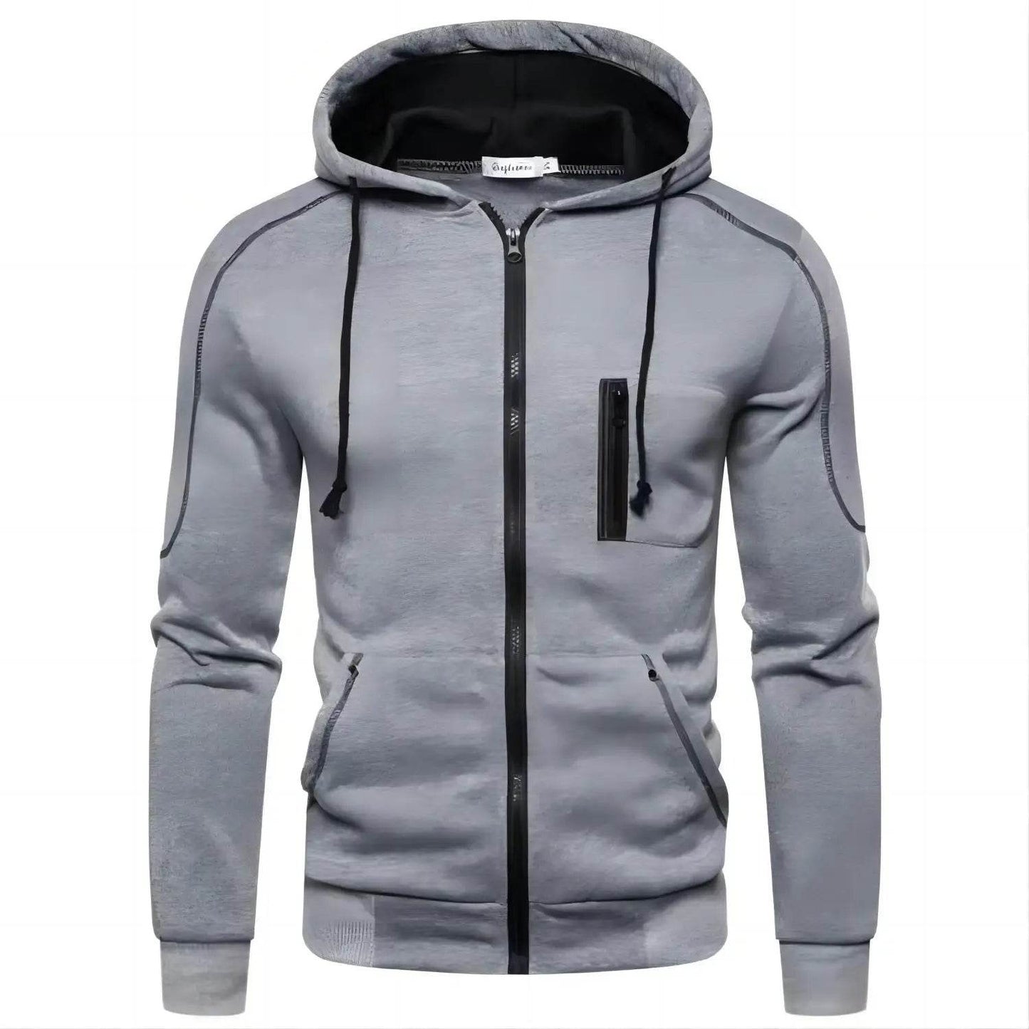 2024 Men's Hoodie Jacket - Casual Zipper Pullover for Spring & Autumn - Buy Center