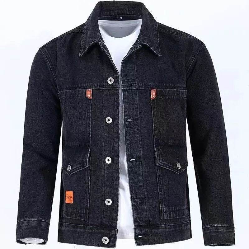 KOLMAKOV Solid Color Denim Jacket - Casual, Comfortable & Loose Fit for Men - Buy Center