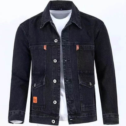 KOLMAKOV Solid Color Denim Jacket - Casual, Comfortable & Loose Fit for Men - Buy Center