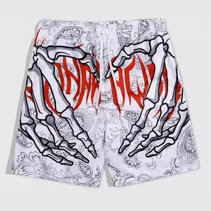 Men’s Elastic Waist Jogging Shorts - 3D Print Beach Board Shorts - Buy Center