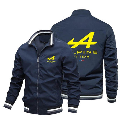 Alpine Men's Zipper Jacket - Stylish Sportswear for Autumn & Winter - Buy Center