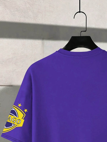 Men's Summer Basketball T-Shirt & Outdoor Sports Suit - Stylish Print - Buy Center