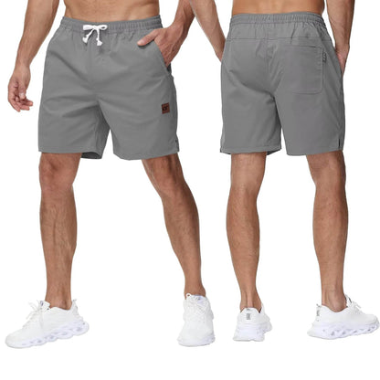 Men's Casual Twill Shorts - 7 Inch Stretch Cargo with Zipper Pockets - Buy Center