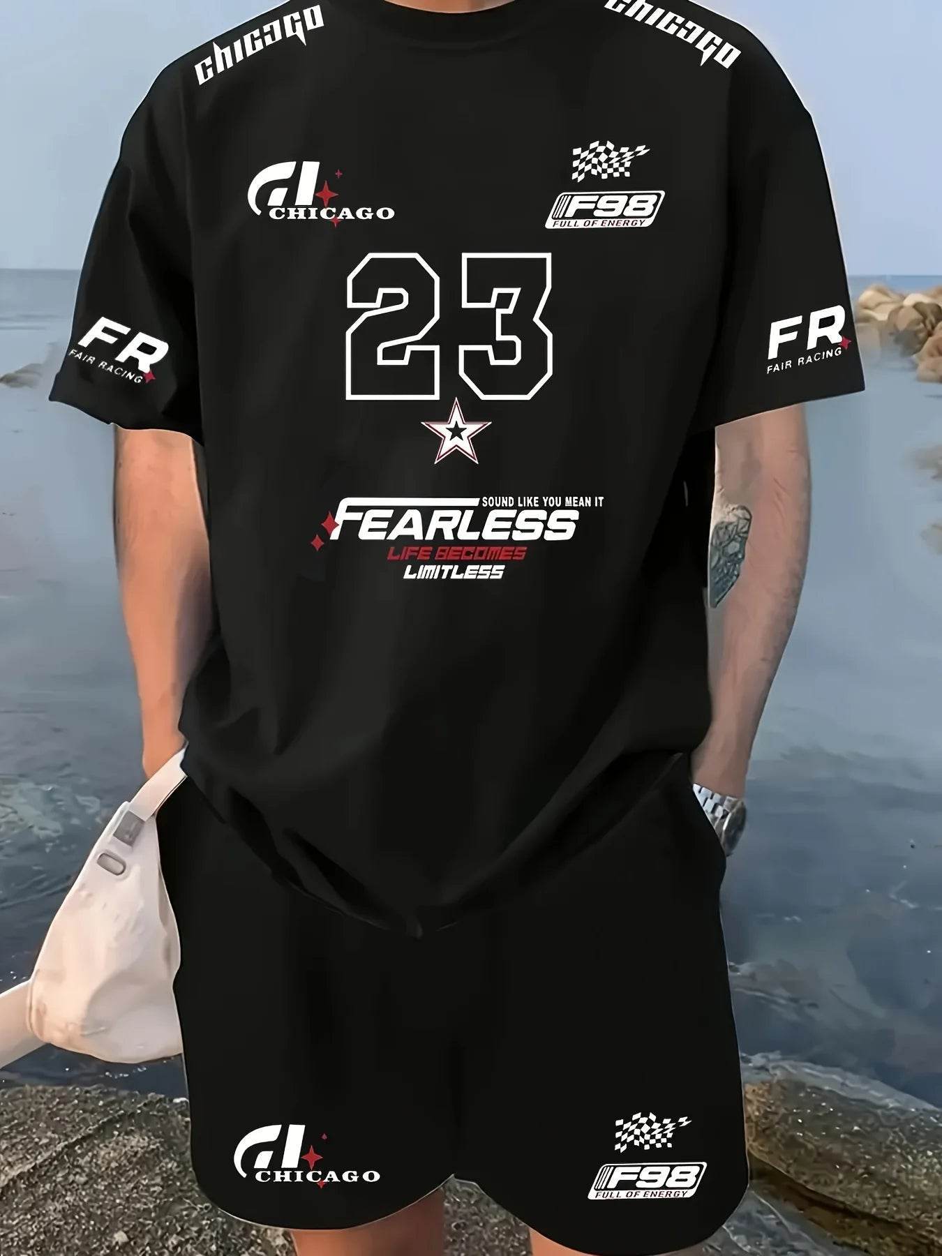 2025 Men's Casual Graphic T-Shirt - Short-Sleeved Sportswear - Buy Center