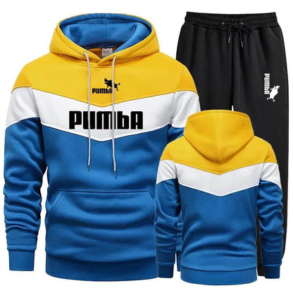GOYN Casual Mens Tracksuit Set - Cozy Hooded Sweatshirt & Joggers - Buy Center