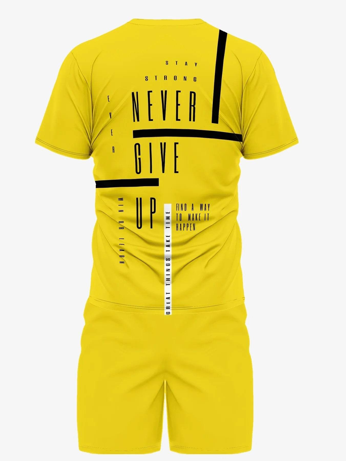 2025 Casual Men's Suit Set - Short Sleeve 3D Print Top & Shorts - Buy Center