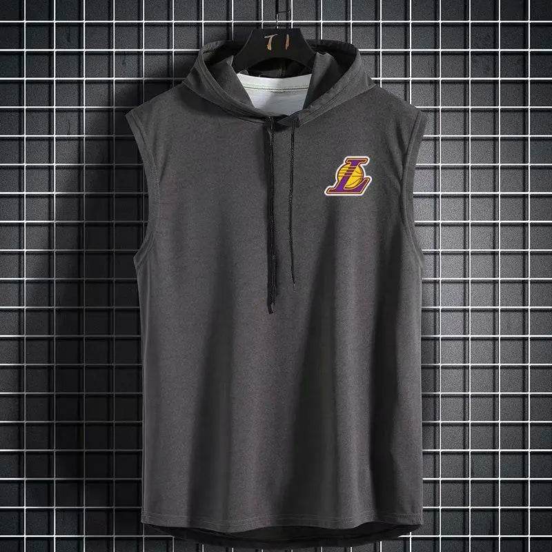 Summer Basketball Hooded Vest - Breathable Quick-Dry Sleeveless Top - Buy Center