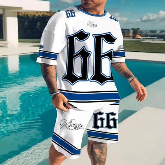 2025 Casual Men's Suit - 3D Printed Chicago Pattern Pullover - Buy Center