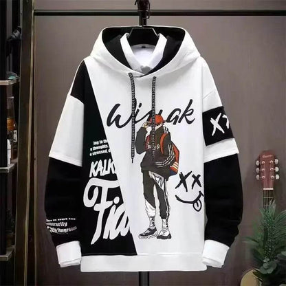 2024 Men's Graphic Hoodie - Casual Hip Hop Style for Streetwear Lovers - Buy Center