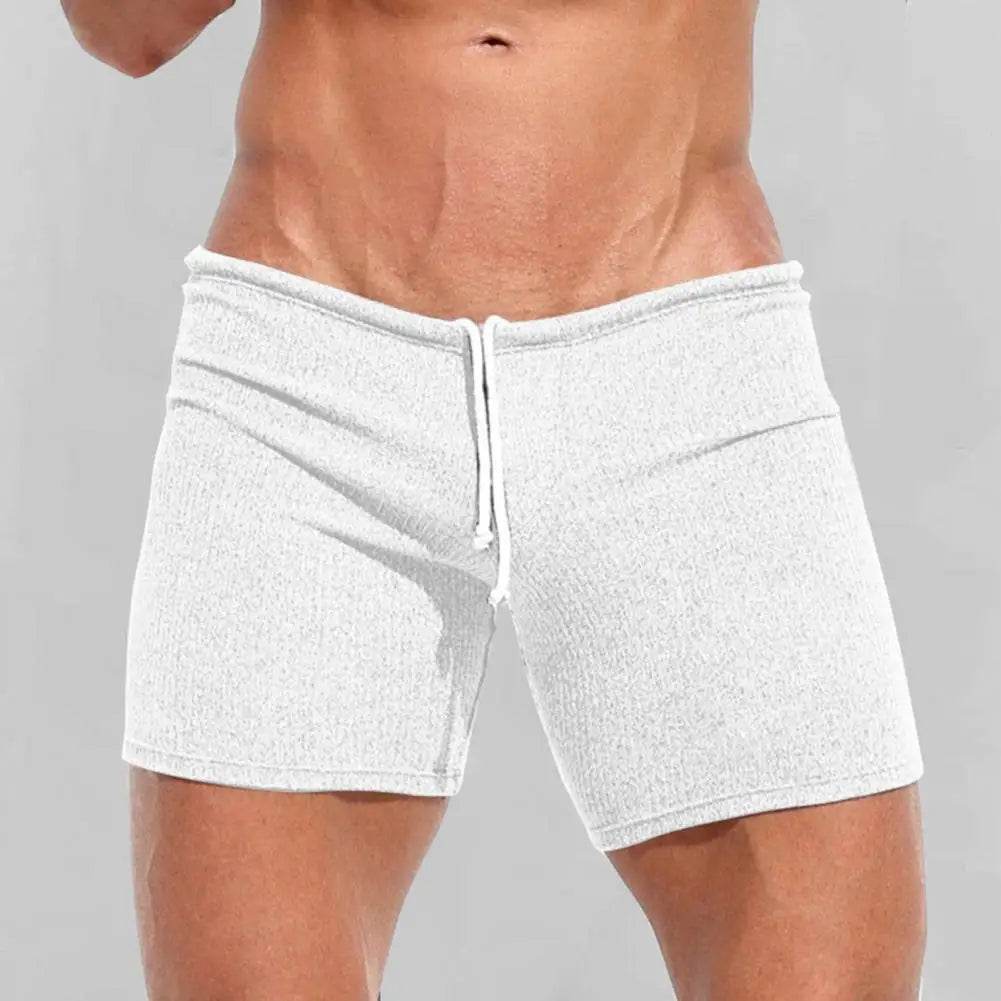 Casual Summer Men’s Shorts - Slim Fit Elastic Waist Above Knee Length - Buy Center