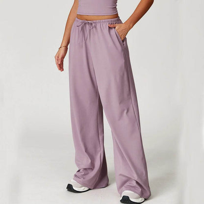 Women's High Waist Flared Leggings - Breathable Wide Leg Yoga Pants - Buy Center