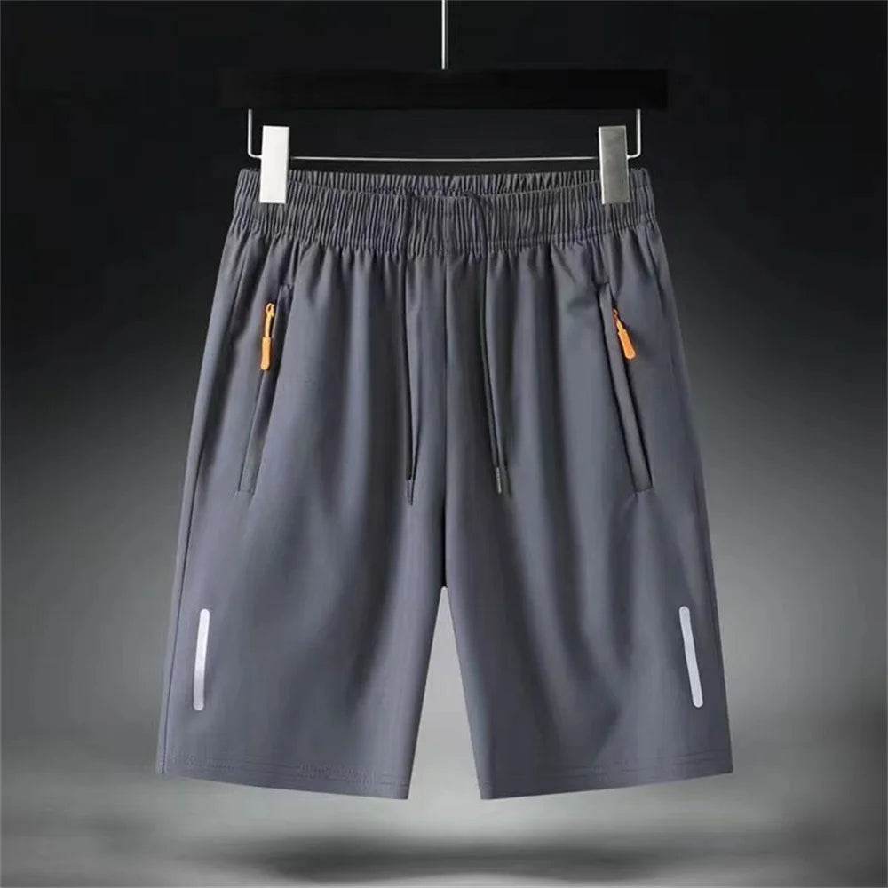 Men's Summer Casual Ice Silk Shorts - Quick Dry & Lightweight Design - Buy Center