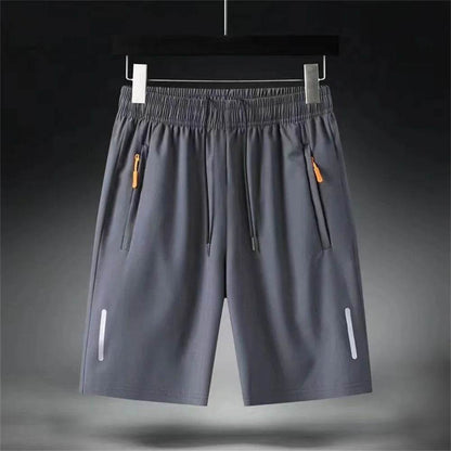 Men's Summer Casual Ice Silk Shorts - Quick Dry & Lightweight Design - Buy Center