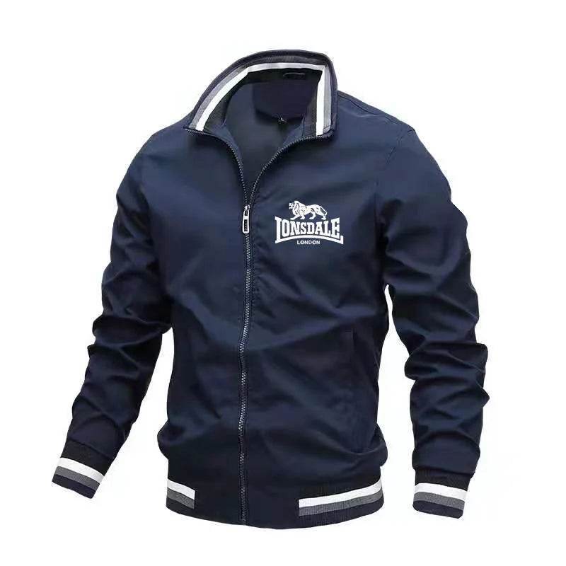 LONSDALE Men's Windbreaker Jacket - Casual Military Style for All Seasons - Buy Center