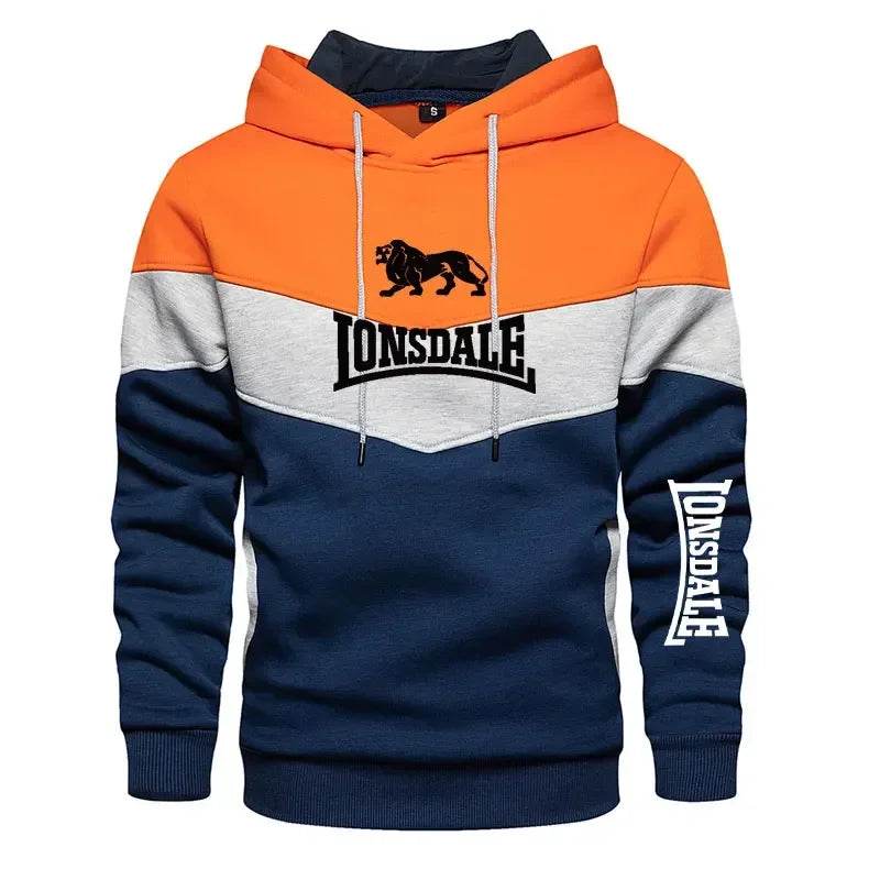 2025 Men's Patchwork Hoodie - Casual Fleece Thermal Sportswear - Buy Center