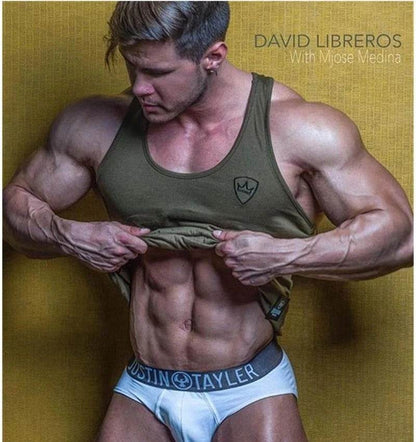 2024 Men's Cotton Tank Tops - Sleeveless Gym Vest for Fitness - Buy Center