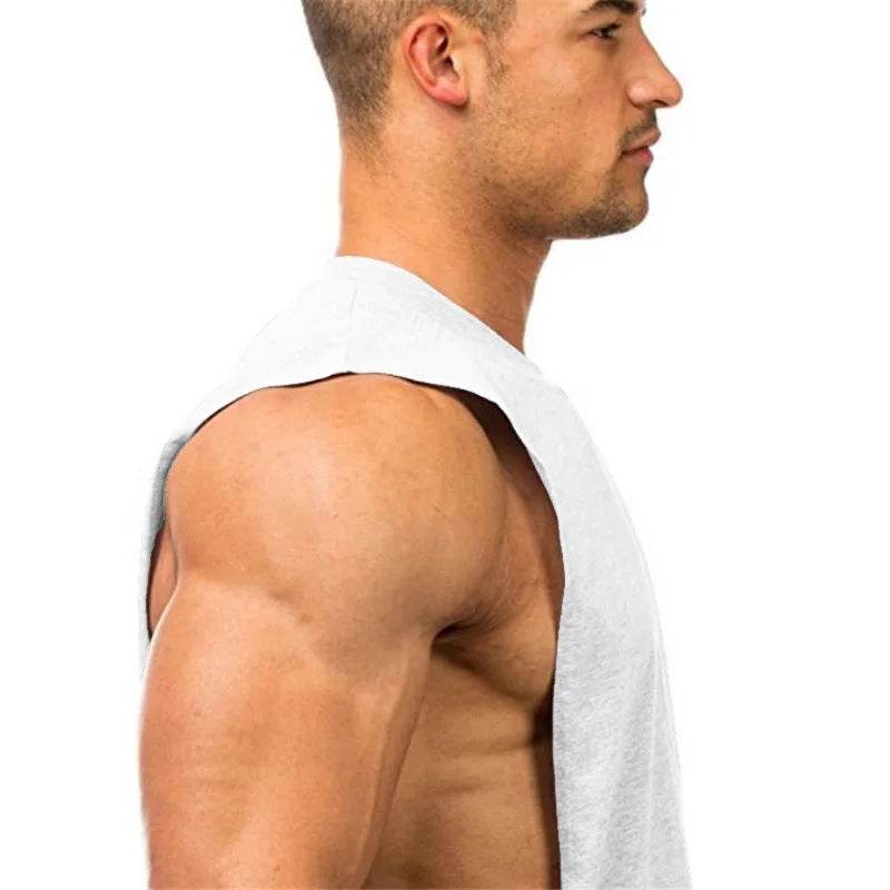 Muscleguys Men's Gym Tank Top - Low Cut Armholes for Fitness & Bodybuilding - Buy Center