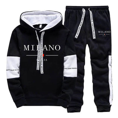 TLIT Mens Hooded Sweatshirt & Jogger Pants - Casual Sportswear Set - Buy Center