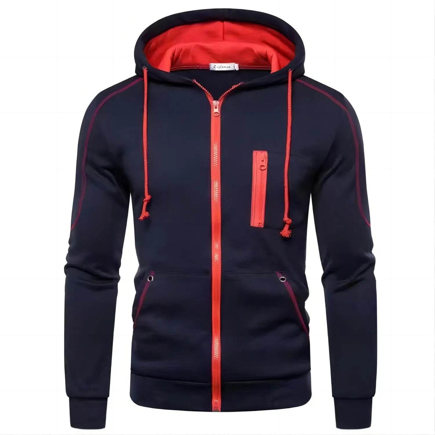 2024 Men's Hoodie Jacket - Casual Zipper Pullover for Spring & Autumn - Buy Center