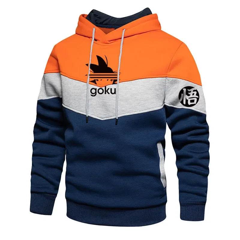 Goku Fleece Sweatshirt - Men's Hip Hop Hooded Pullover for Casual Wear - Buy Center