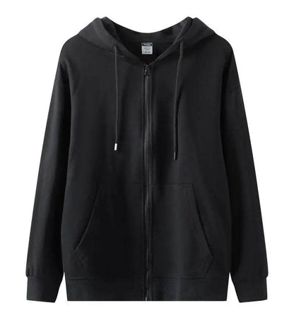Casual Men’s Heavy Cotton Hoodies - Full Zipper, Thick Pullover for Autumn - Buy Center