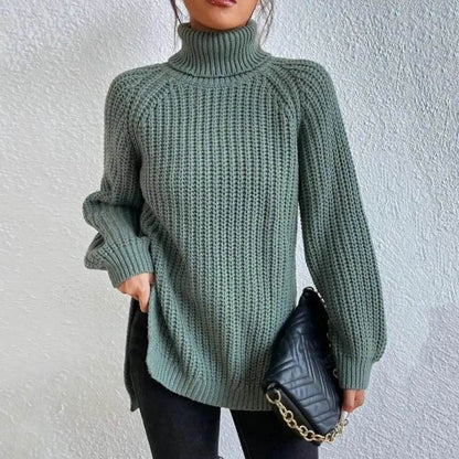 SANWOOD Women's Turtleneck Sweater - Loose Fit, Warm & Casual - Buy Center