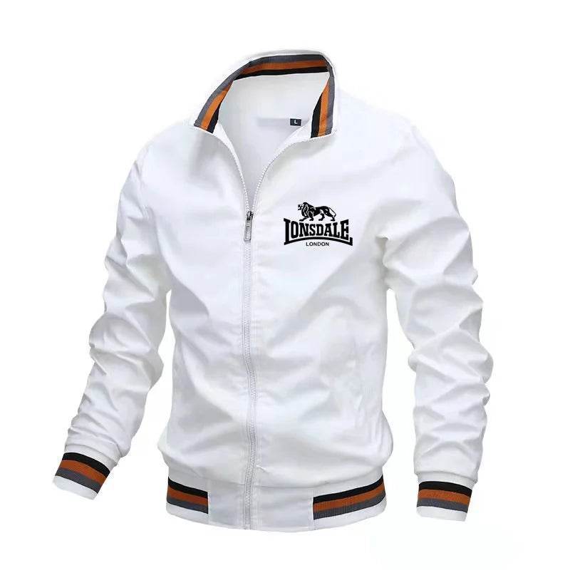 LONSDALE Men's Windbreaker Jacket - Casual Military Style for All Seasons - Buy Center