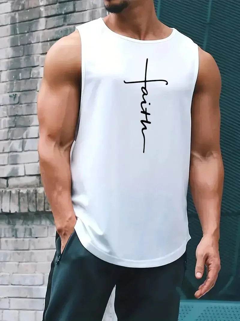 Men's Summer Round Neck Tank Top - Casual Gym Fitness Vest - Buy Center