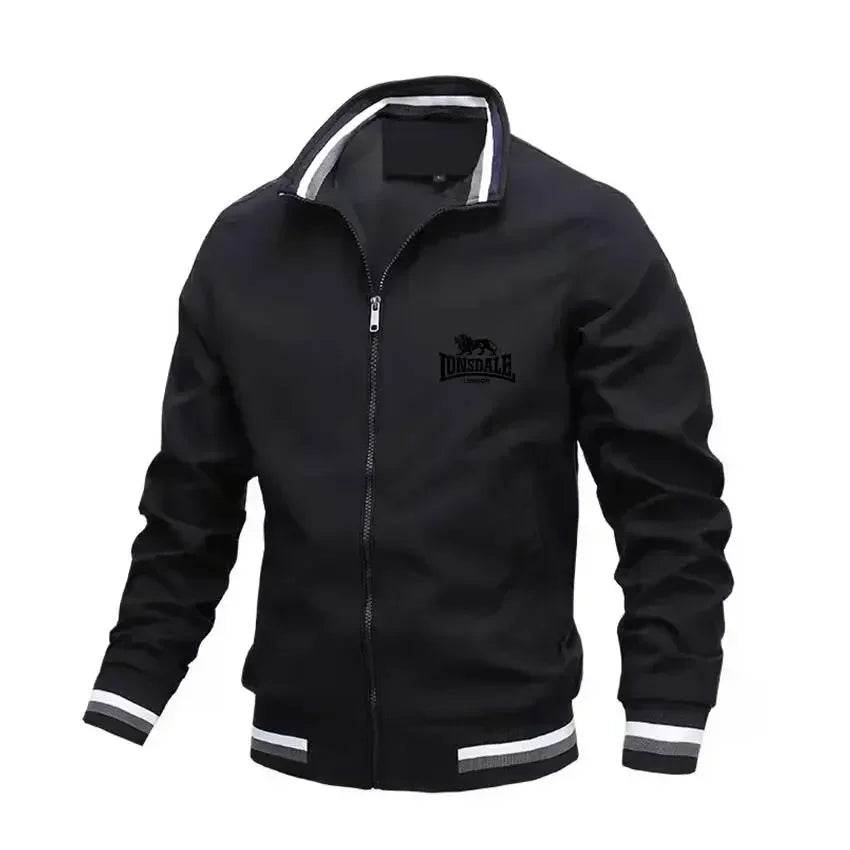 LONSDALE Men's Slim Fit Aviator Jacket - Spring Autumn Casual Fashion - Buy Center
