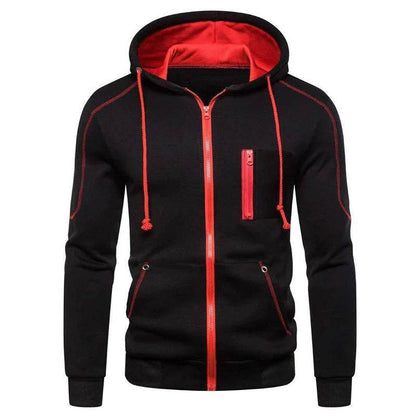 Street Ninjas Men's Zip Up Hoodie - Fleece Lined Casual Jacket - Buy Center