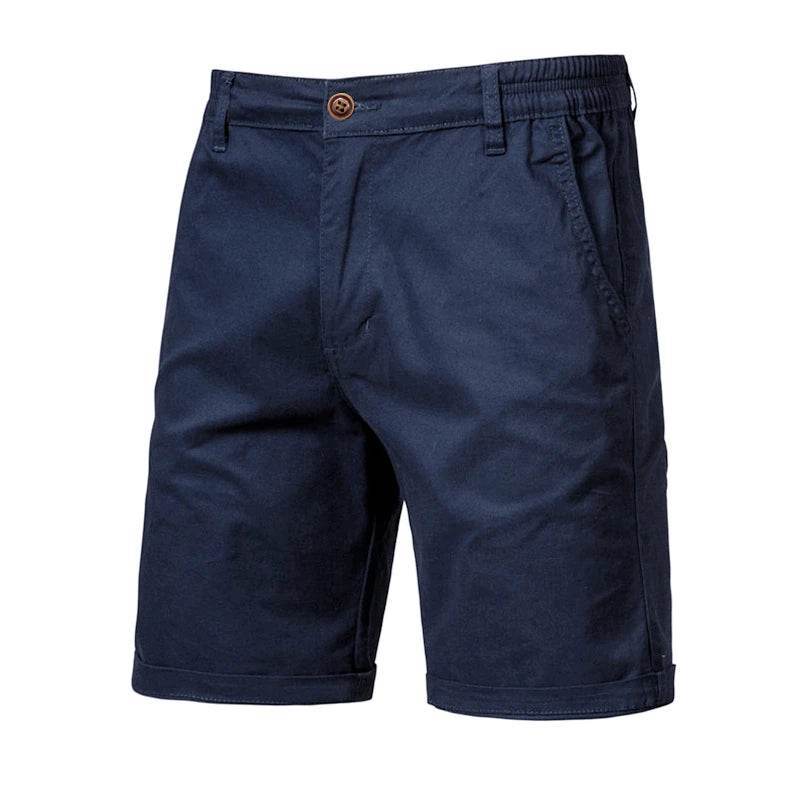 FANWEILIN Men's 100% Cotton Summer Cargo Shorts - Casual Bermuda Style - Buy Center