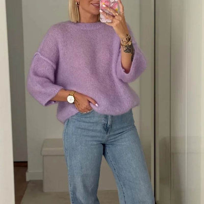 Xingqing Women's Solid Color Sweater Vest - Loose Fit Pullover Top - Buy Center